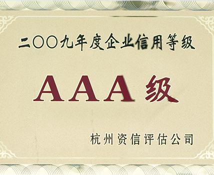 2009年度企業信用等級
