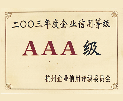2003年度企業信用等級