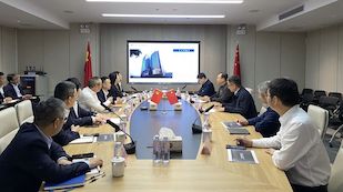 物産中大集團副總經理李兢一行莅臨廣東瑞鴻調研指導